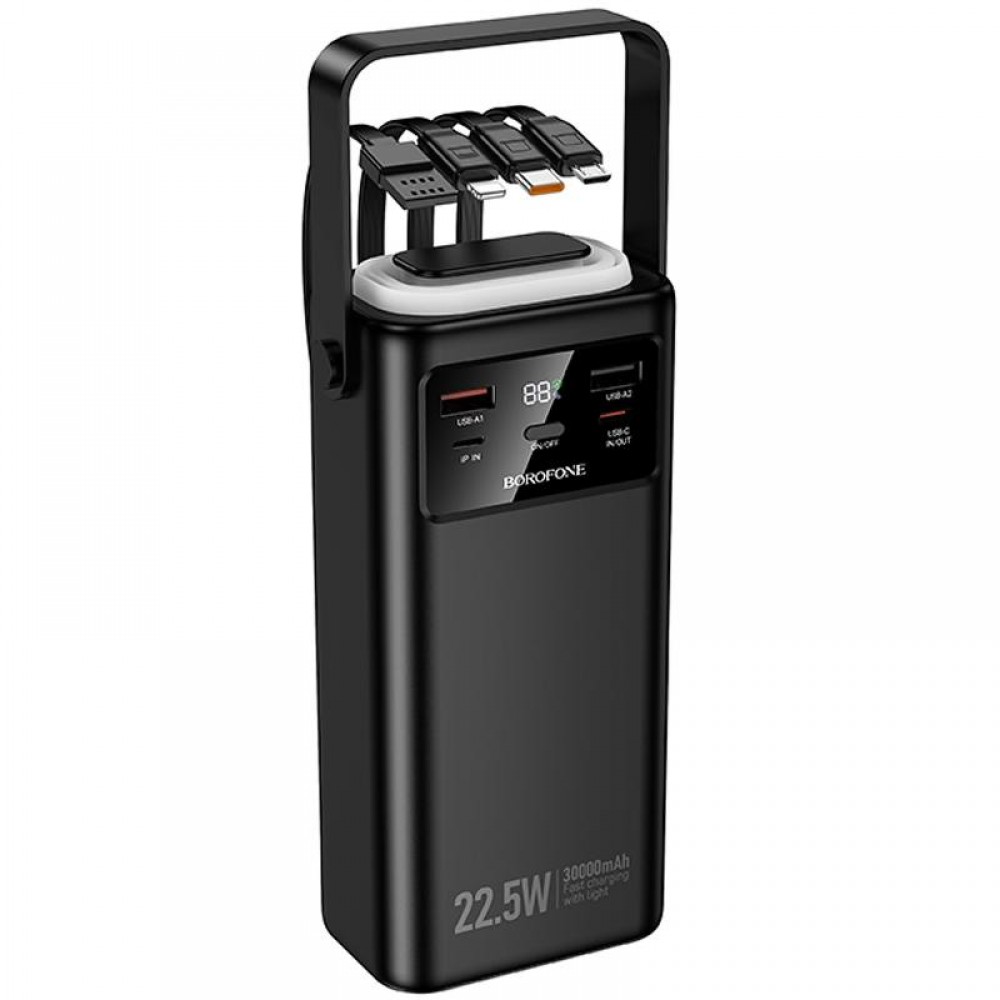 Портативное ЗУ Power Bank Borofone BJ65 High 22.5W+PD20W with cable 30000 mAh