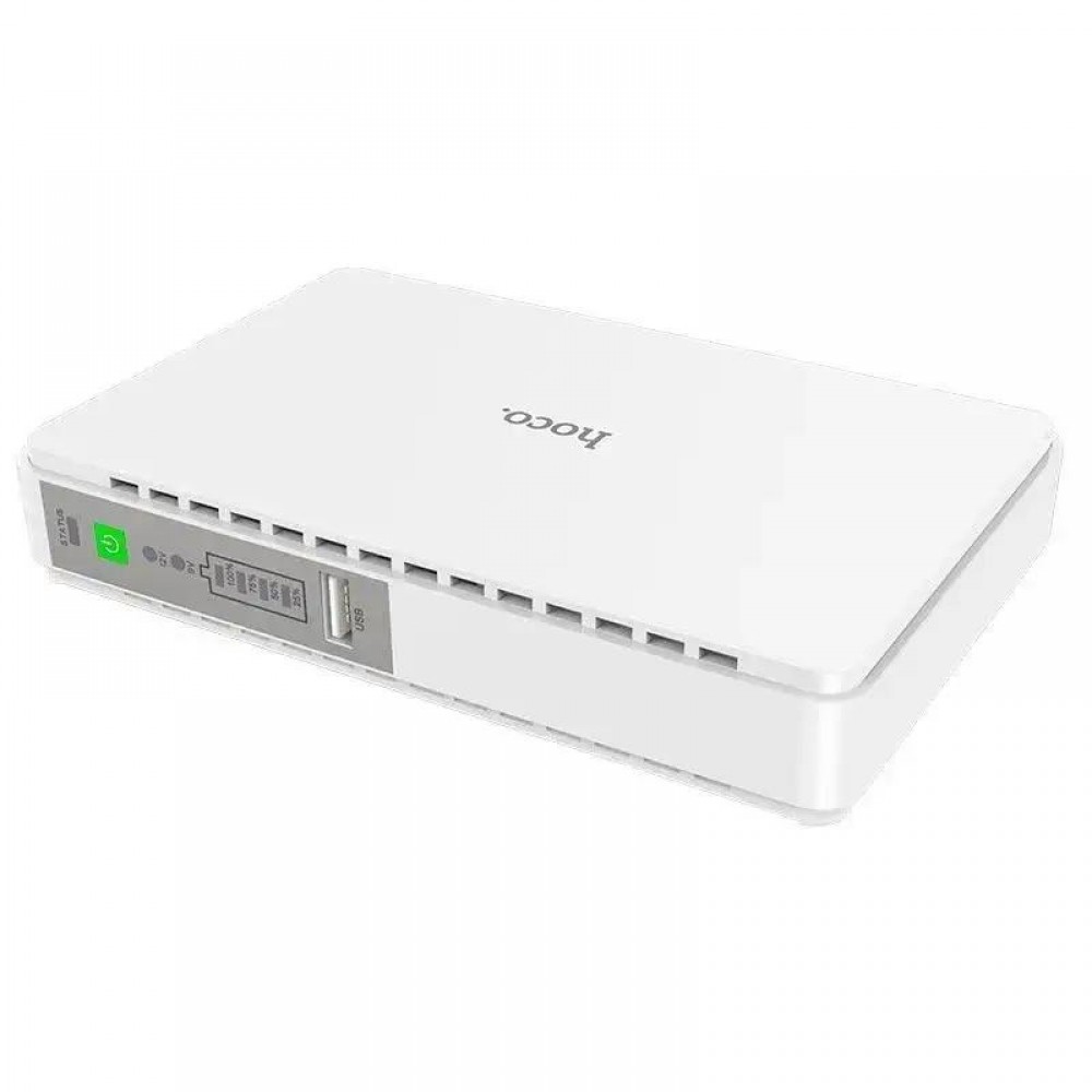 Джерело безперебійного живлення Hoco DB25 Plus Smart Mini UPS для роутерів 5V/9V/12V 10000 mAh