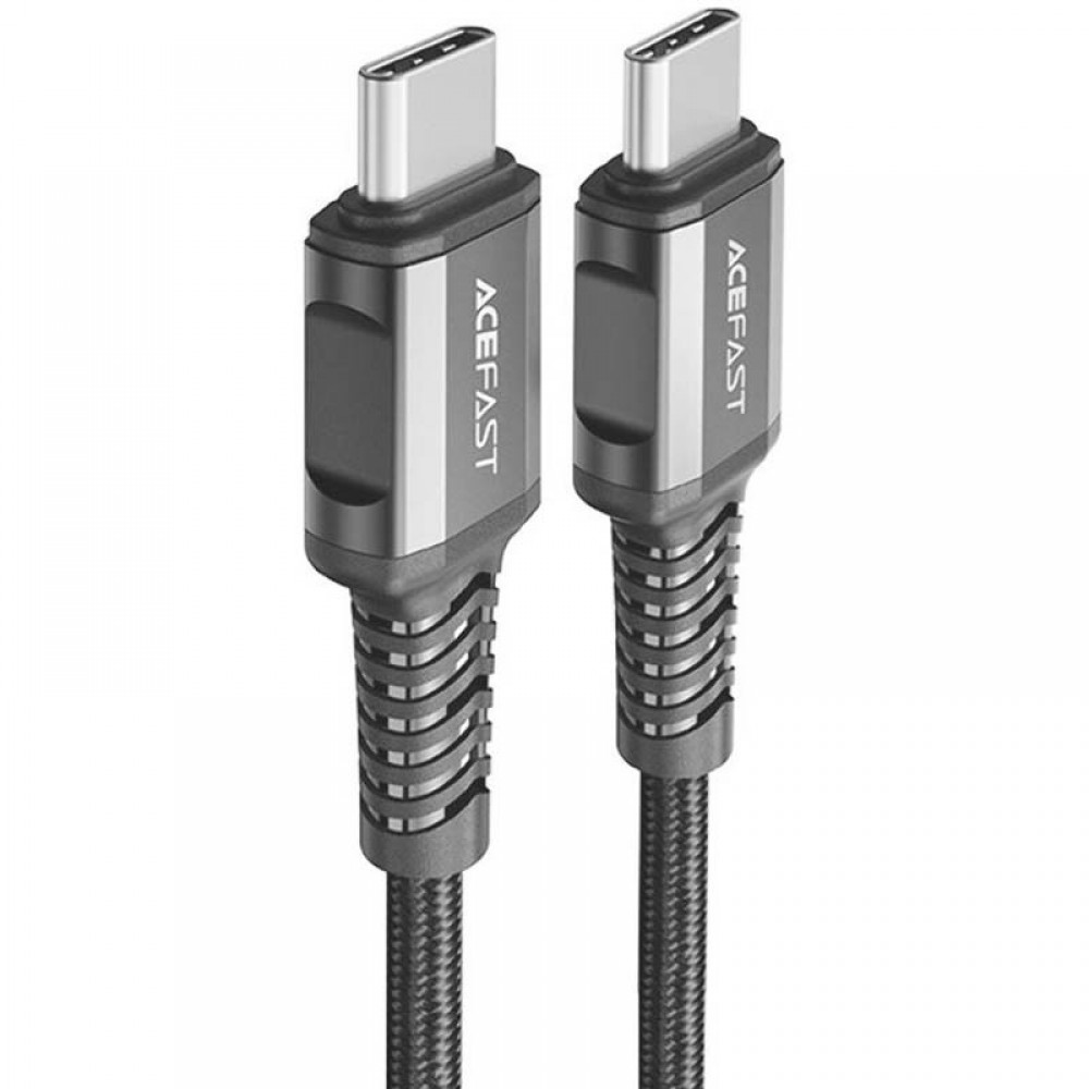 Дата кабель Acefast C1-09 USB-C to USB-C PD240W 40Gbps USB 4 aluminum alloy (1m) Дата кабель Acefast C1-09 USB-C to USB-C PD240W 40Gbps USB 4 aluminum alloy (1m)