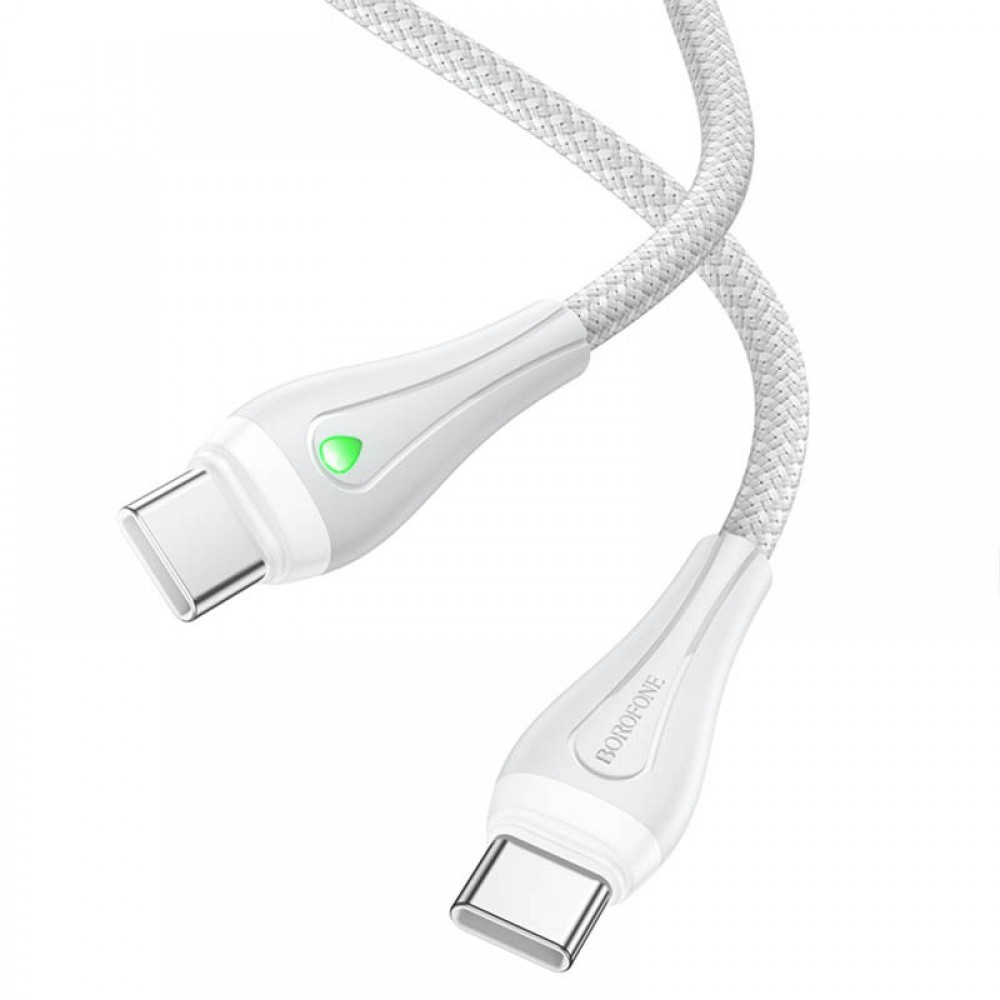 Дата кабель Borofone BX100 Advantage 60W Type-C to Type-C (1m)