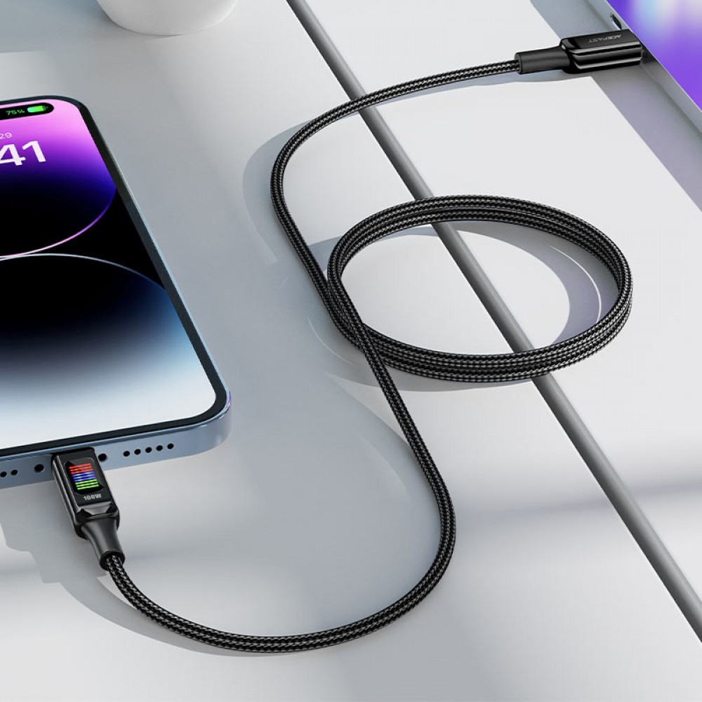 Дата кабель Acefast C7-03 USB-C to USB-C zinc alloy (1.2m)