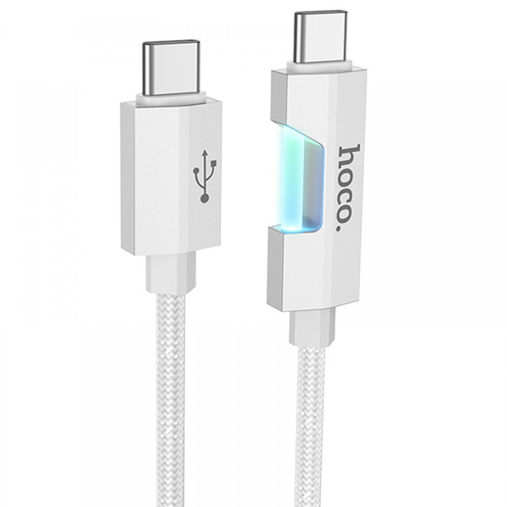Дата кабель Hoco U123 Regent colorful 60W Type-C to Type-C (1.2m)