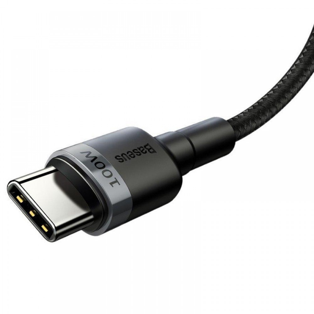 Дата кабель Baseus Cafule Type-C to Type-C PD2.0 100W (2m) (CATKLF-AL)