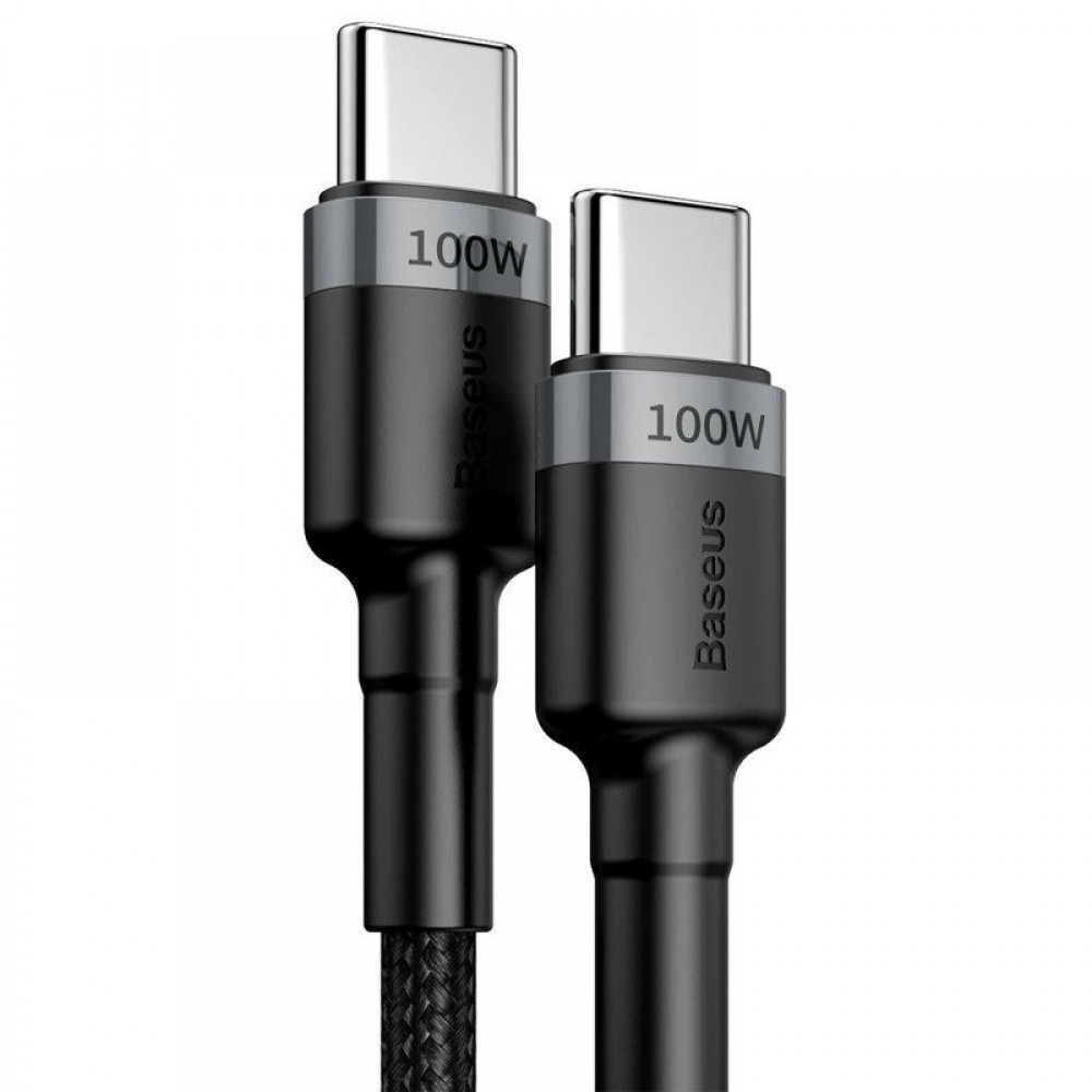 Дата кабель Baseus Cafule Type-C to Type-C PD2.0 100W (2m) (CATKLF-AL)