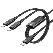 Дата кабель Acefast C5-11 USB-C to 2xUSB-C 100W (1.2m)