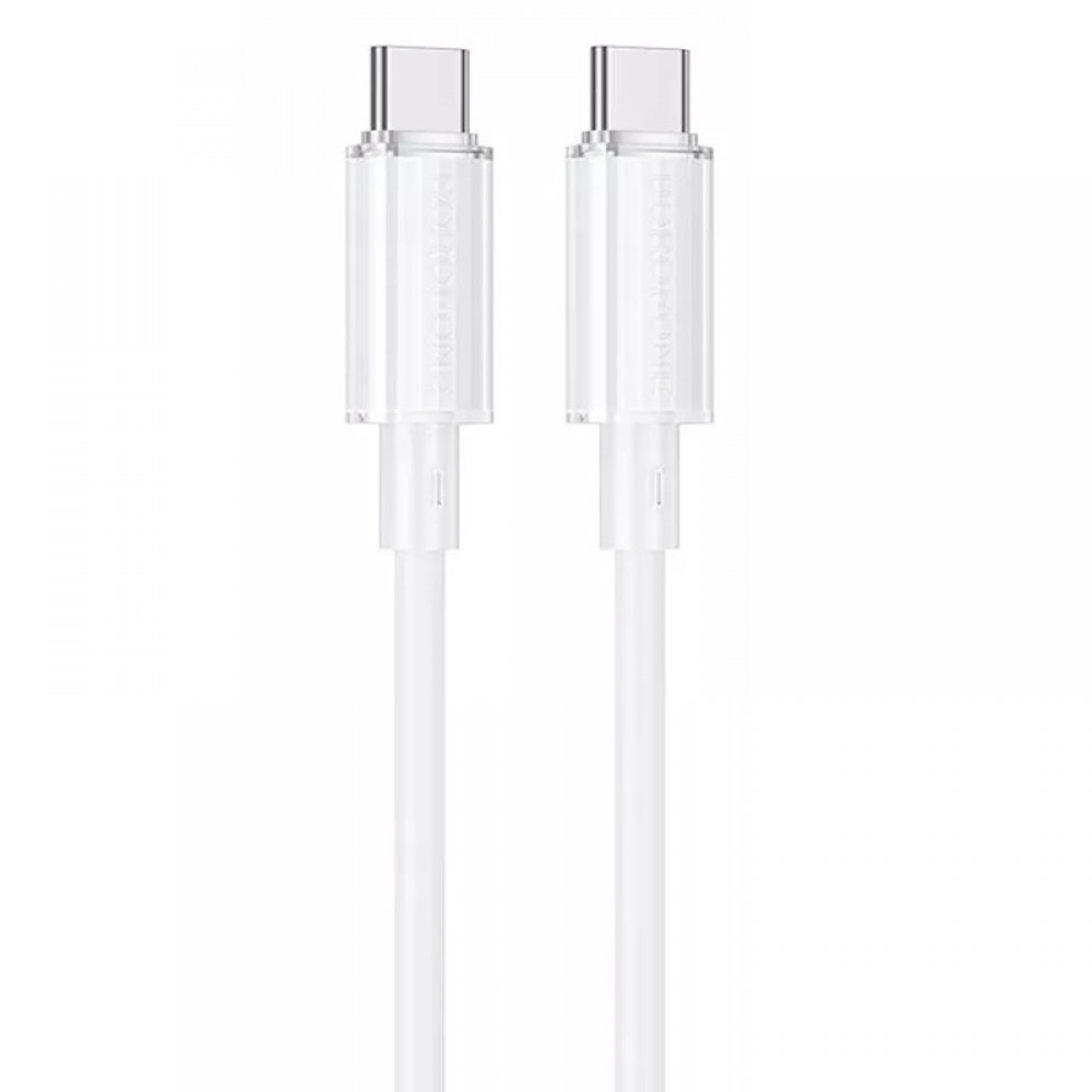 Дата кабель Borofone BX112 Lemon Type-C to Type-C 60W (1m)
