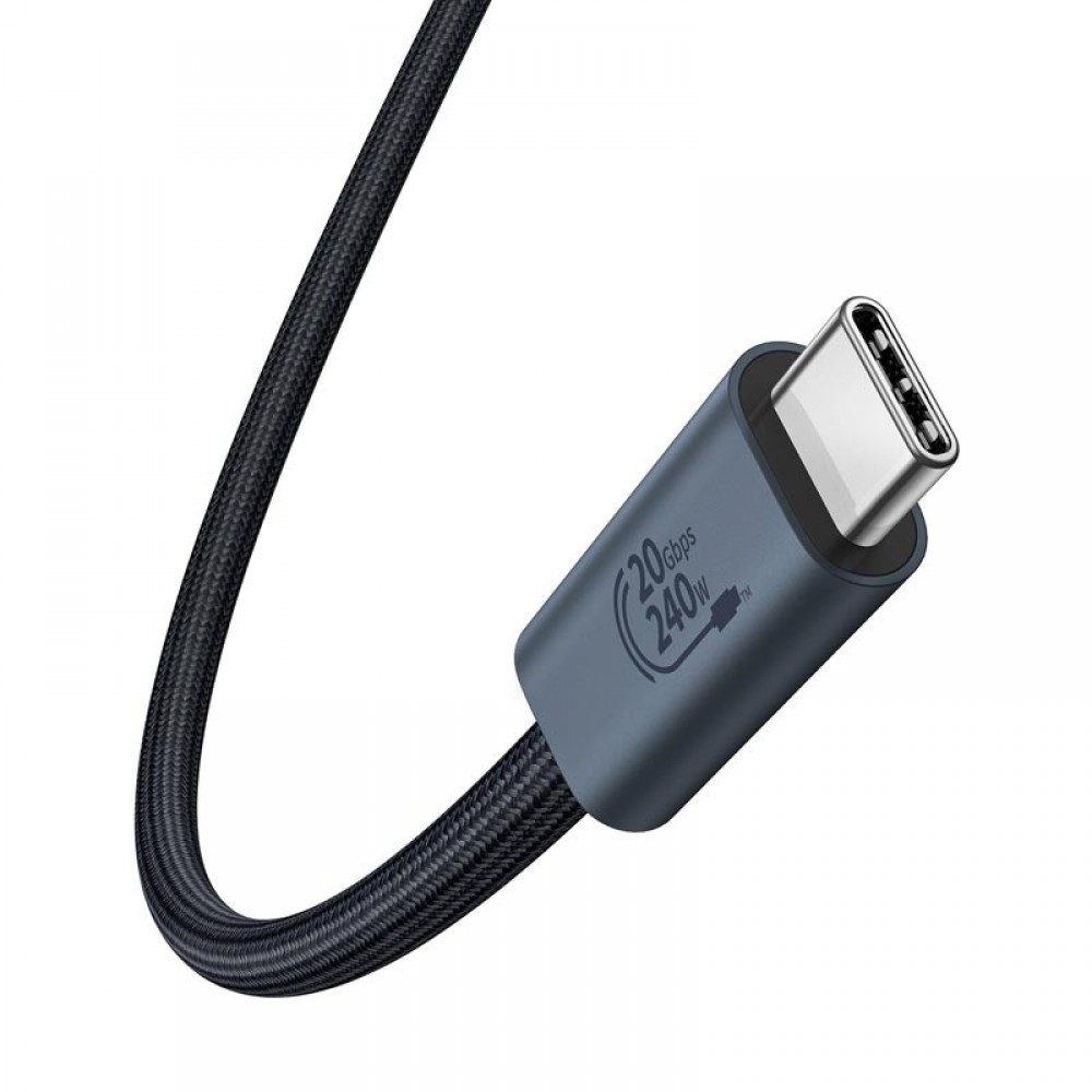 Дата кабель Baseus Flash 2 USB4 Full-Featured Type-C to Type-C 240W (1.8m) (P10311803112)