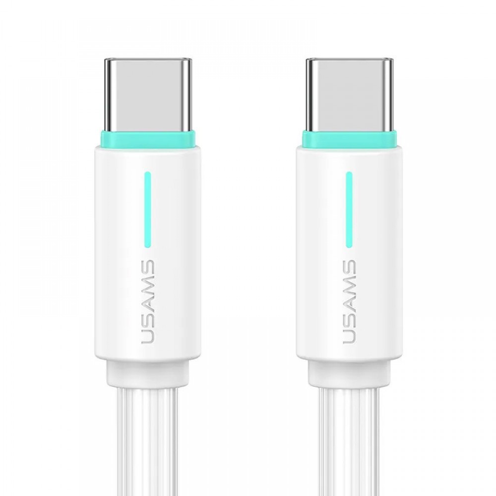 Дата кабель Usams US-SJ734 Bicolor Charging YR Ser. Type-C to Type-C 60W (1m)