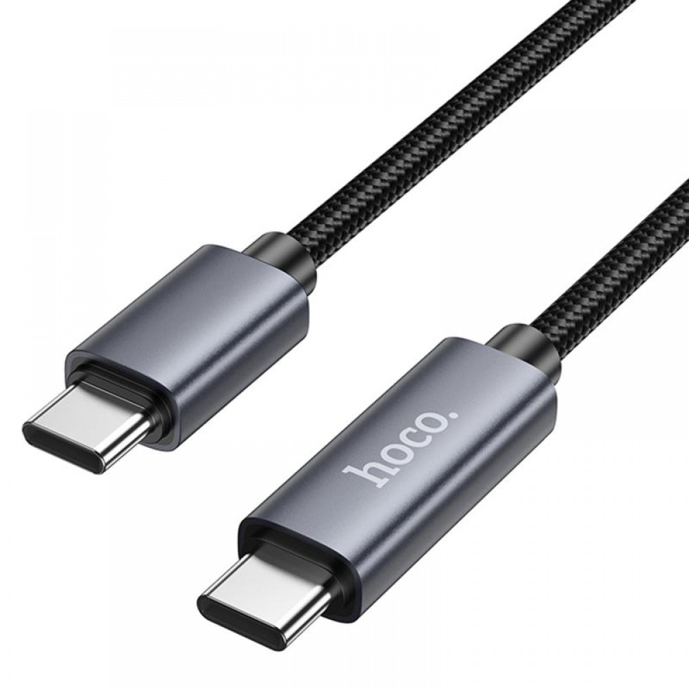 Дата кабель Hoco X112 Favor with display Type-C to Type-C 60W (1m) Дата кабель Hoco X112 Favor with display Type-C to Type-C 60W (1m)