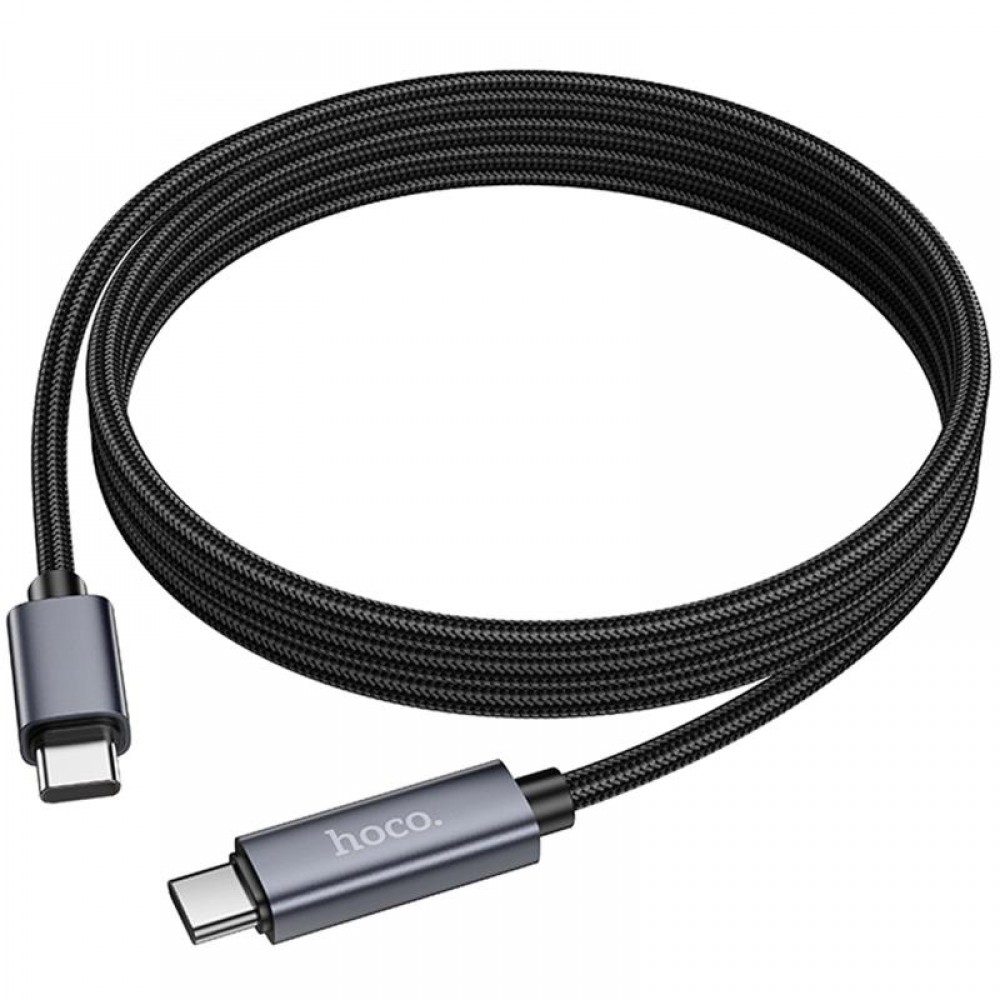 Дата кабель Hoco X112 Favor with display Type-C to Type-C 60W (1m) Дата кабель Hoco X112 Favor with display Type-C to Type-C 60W (1m)