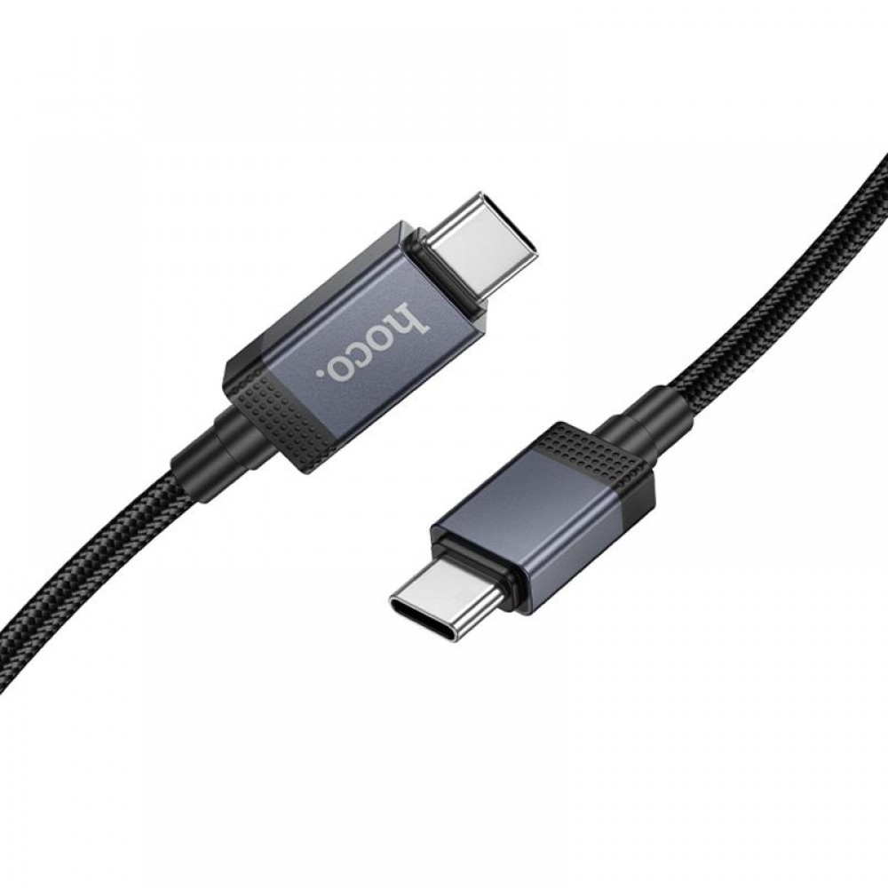 Дата кабель Hoco X118 Generous with display Type-C to Type-C 60W (1m) Дата кабель Hoco X118 Generous with display Type-C to Type-C 60W (1m)