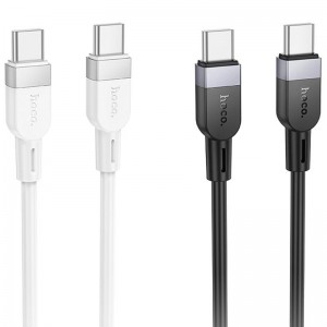 Дата кабель Hoco X109 Energy silicone Type-C to Type-C 60W (1m)