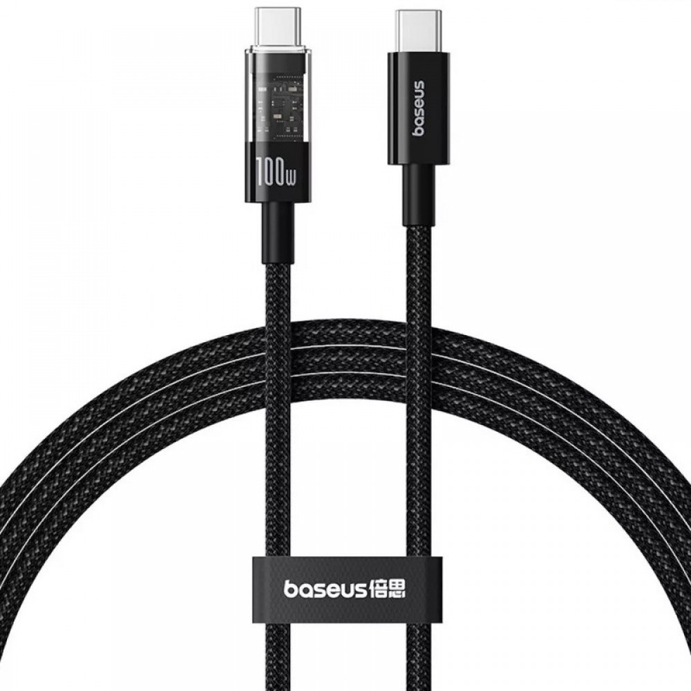 Дата кабель Baseus Gem Fast Charging Type-C to Type-C 100W (1m) (P10373000111)