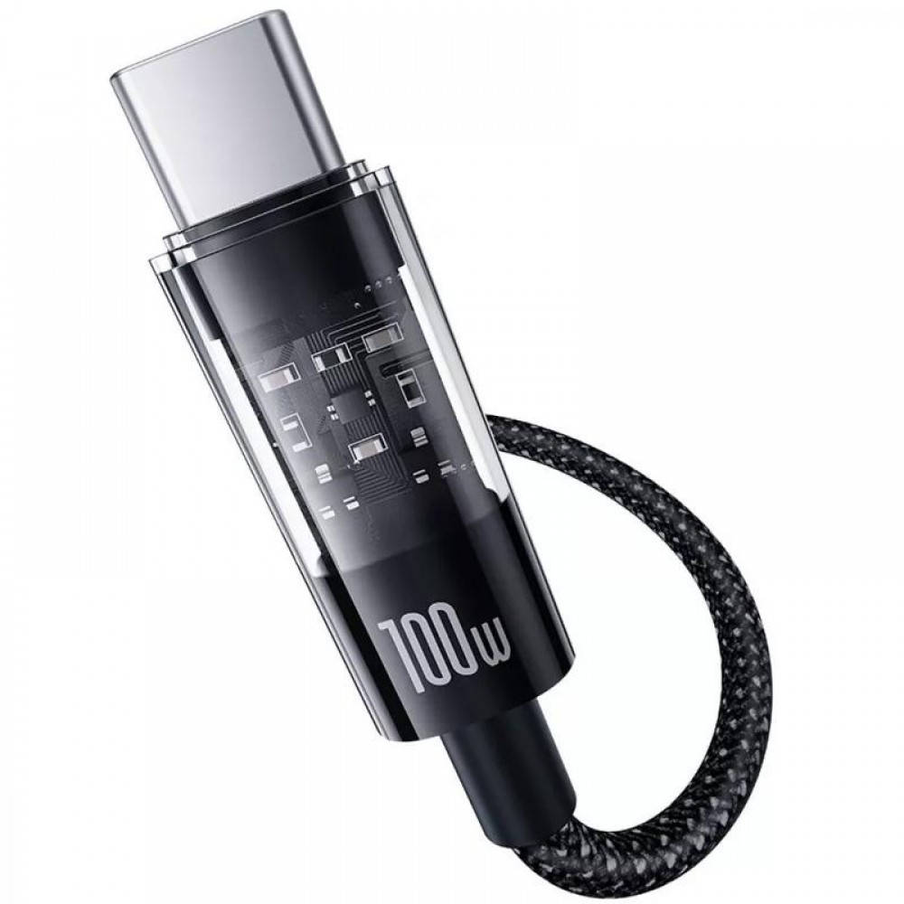 Дата кабель Baseus Gem Fast Charging Type-C to Type-C 100W (2m) (P10373000111-01)