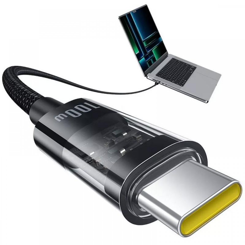 Дата кабель Baseus Gem Fast Charging Type-C to Type-C 100W (2m) (P10373000111-01)