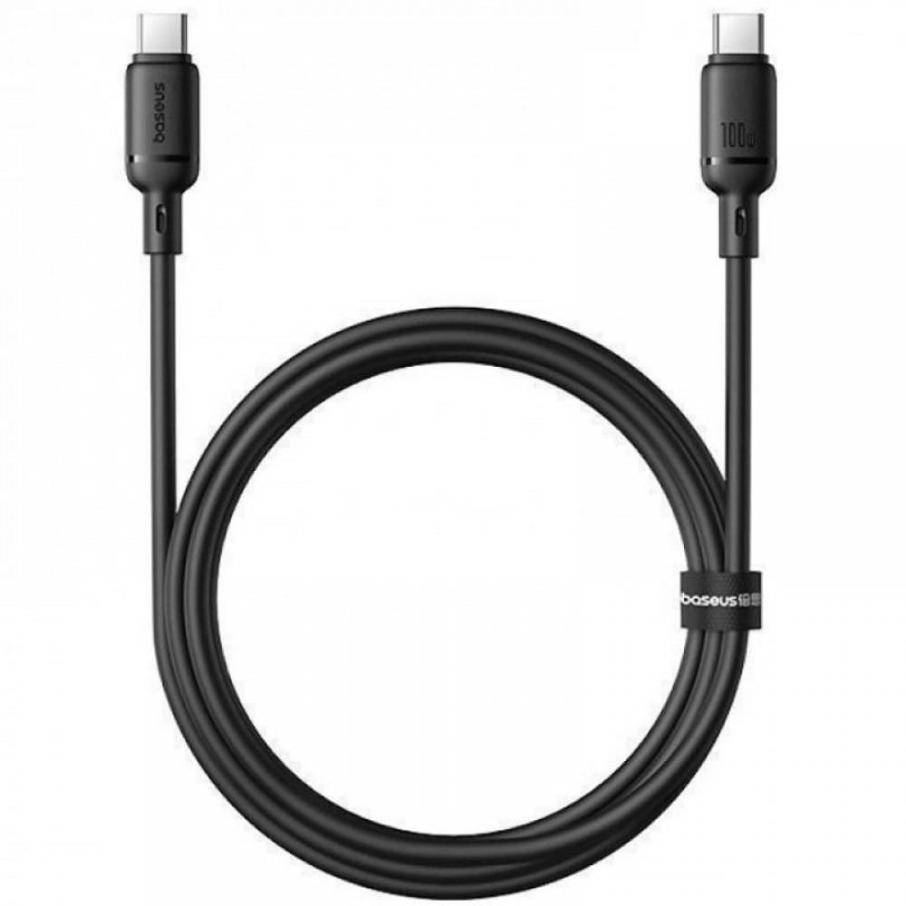 Дата кабель Baseus Silky Series OS Fast Charging Type-C to Type-C 100W (2m) (P10377704)