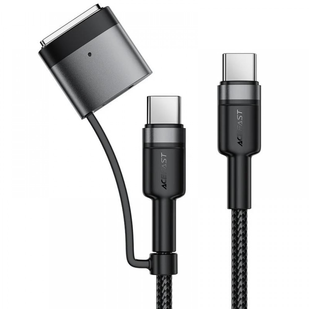 Дата кабель Acefast C22-05 2in1 Type-C to Type-C 240W/MAG3 140W (1.2m)