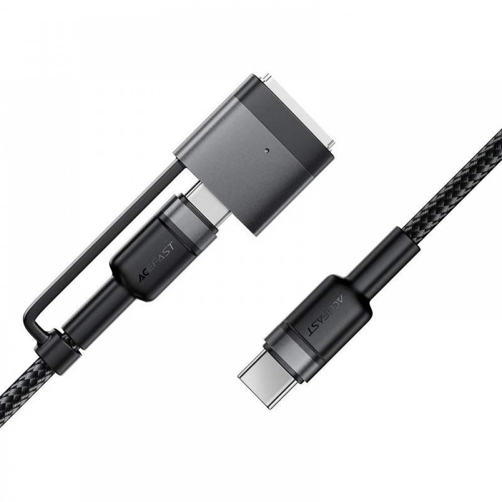 Дата кабель Acefast C22-05 2in1 Type-C to Type-C 240W/MAG3 140W (1.2m)