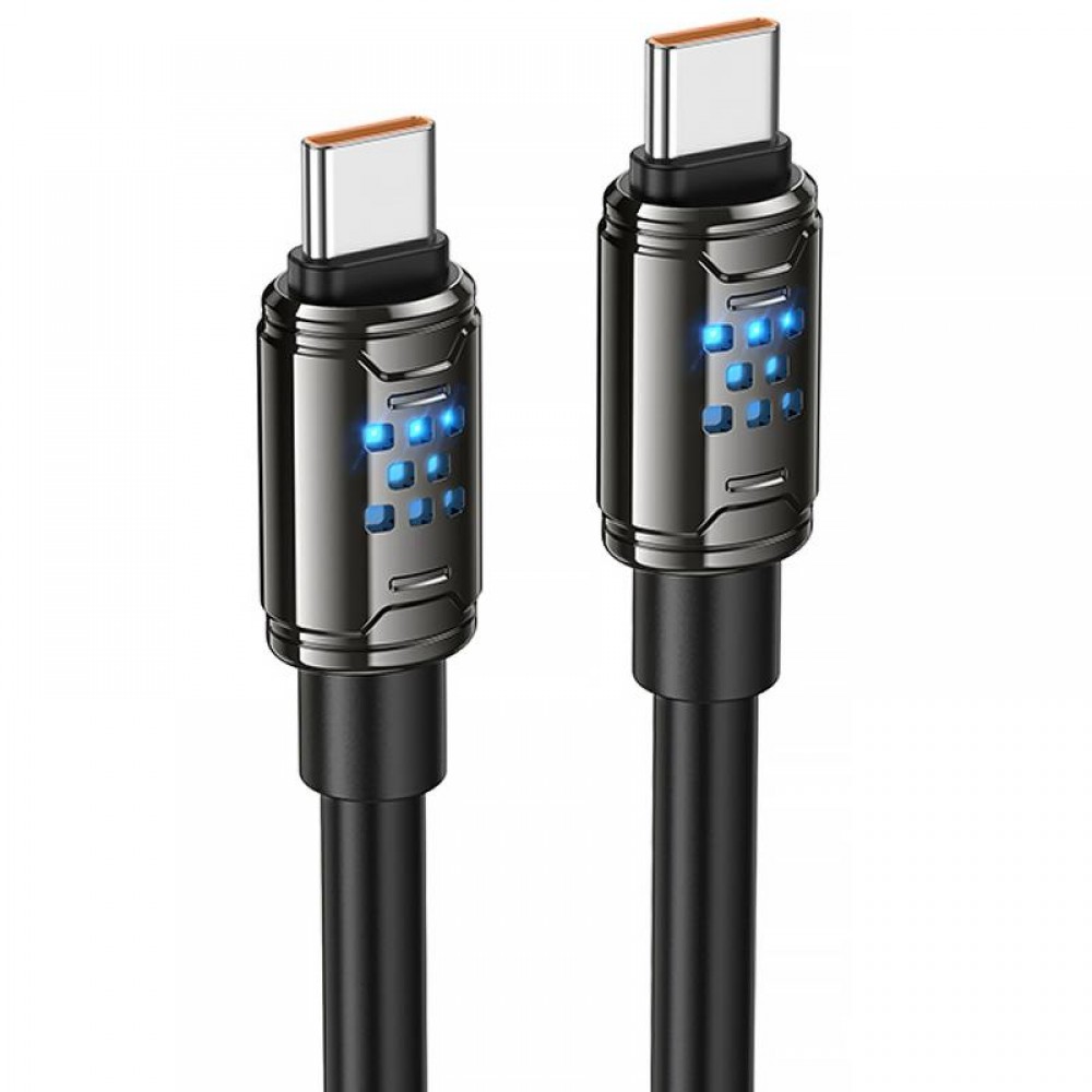 Дата кабель Hoco U143 Joy Type-C to Type-C 240W (1.2m)