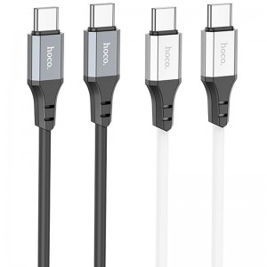 Дата кабель Hoco X86 Spear Type-C to Type-C 60W (1m)