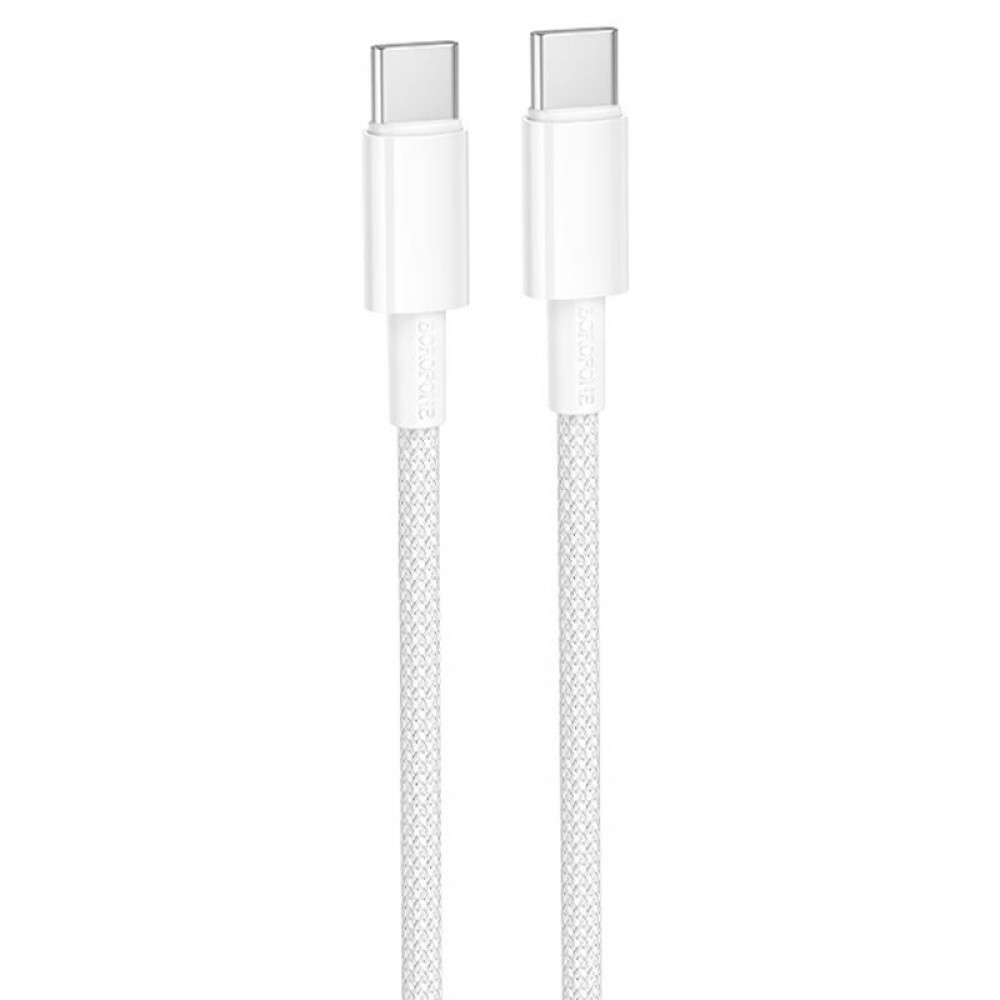 Дата кабель Borofone BX117 Source Type-C to Type-C 60W (1m)