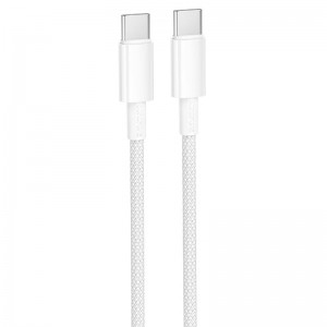 Дата кабель Borofone BX117 Source Type-C to Type-C 60W (1m)