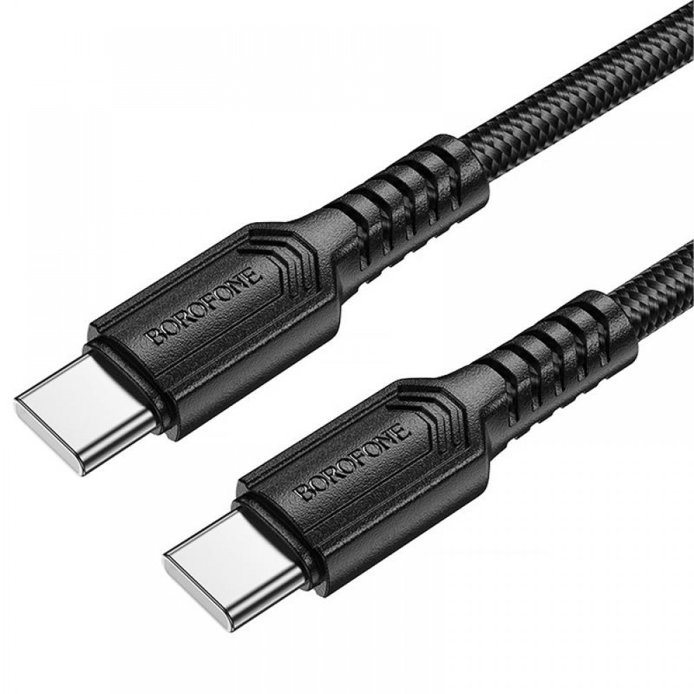 Дата кабель Borofone BX116 Certain Type-C to Type-C 60W (1m)