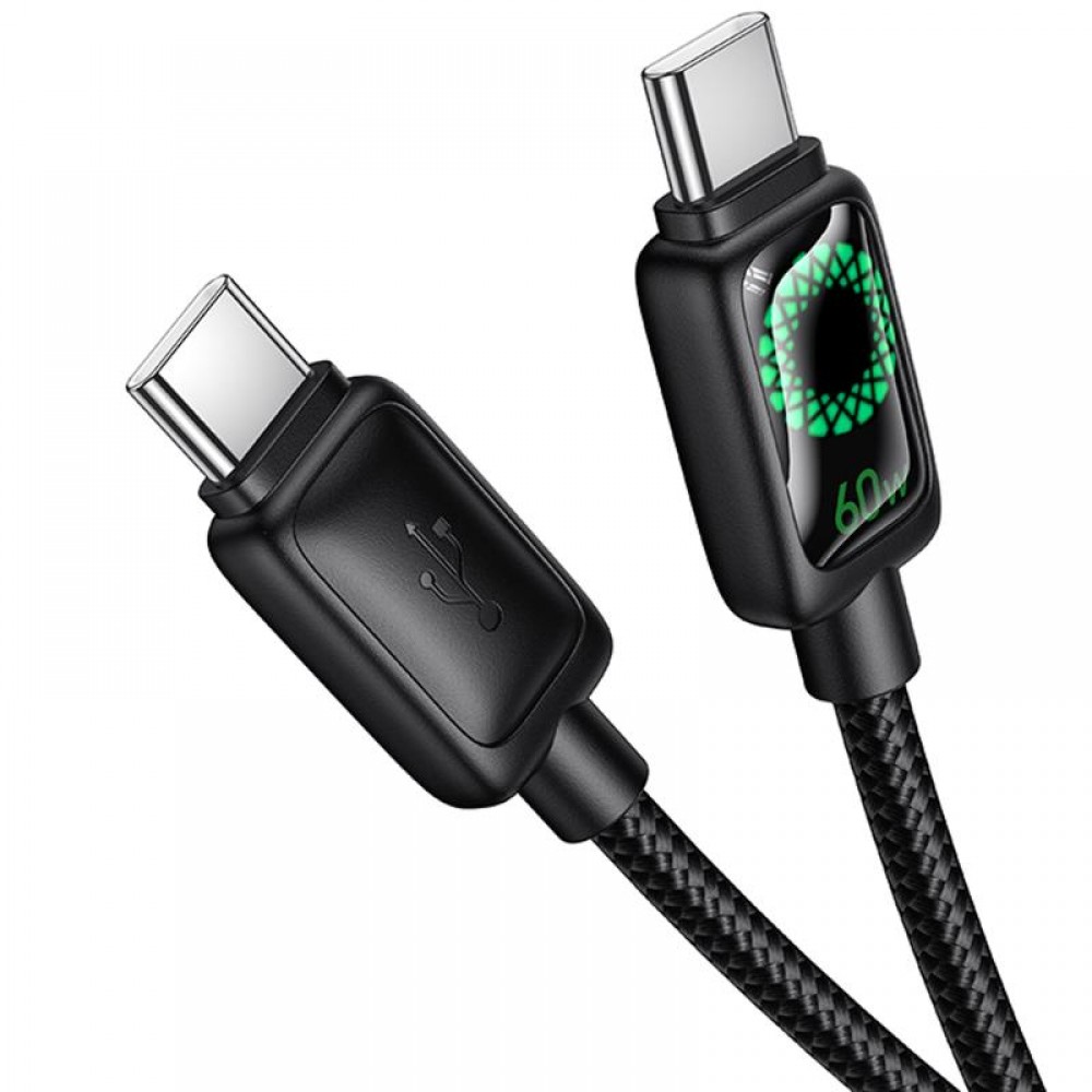 Дата кабель Hoco U146 Mundo Type-C to Type-C 60W (1.2m)