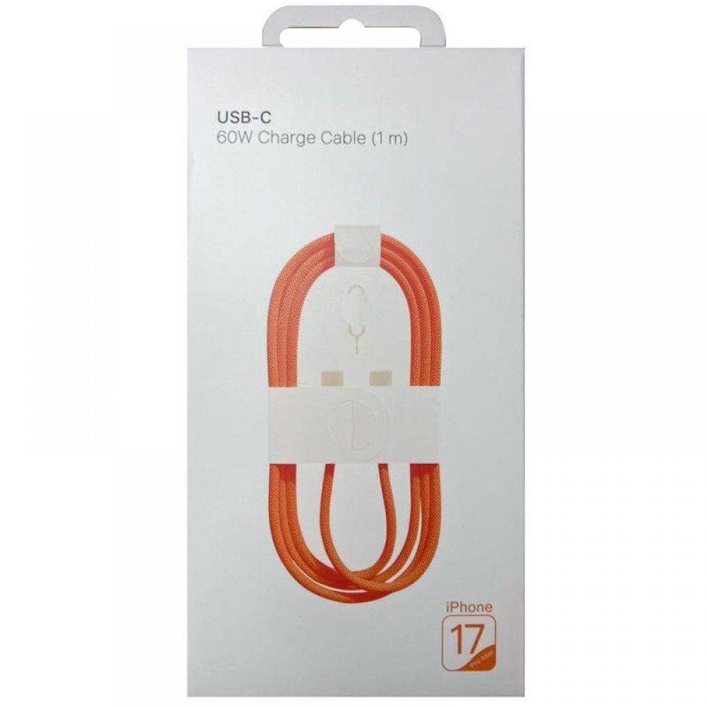 Дата кабель USB-C to USB-C FineWoven iP17 for Apple (AAA) (1m) (box)