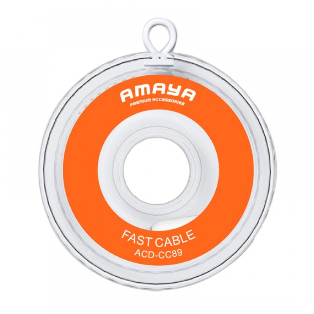 Дата кабель Amaya CC89 Type-C to Type-C 60W (1m)
