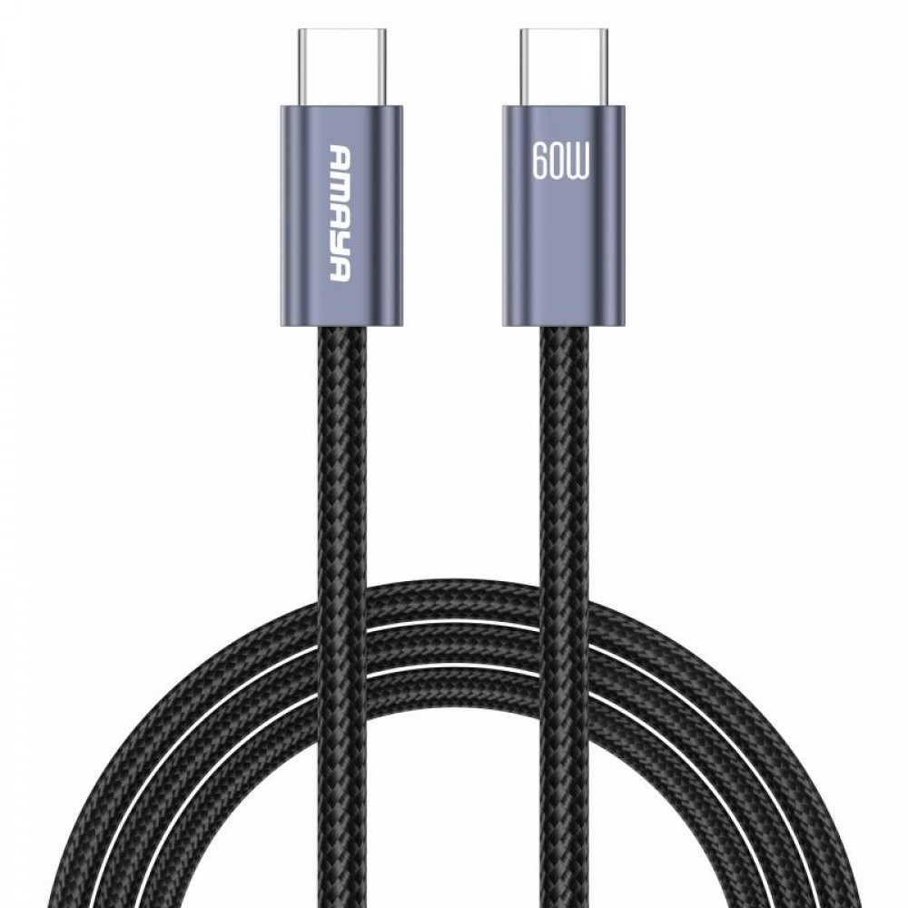 Дата кабель Amaya CC62 Type-C to Type-C 60W (2m)