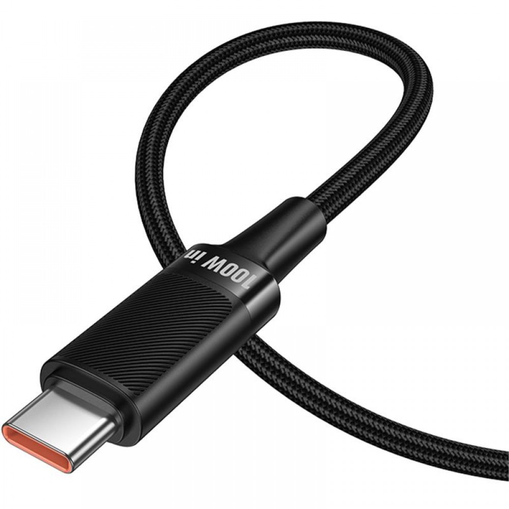 Дата кабель Hoco U153 Extreme Type-C to Type-C 100W (1.2m)