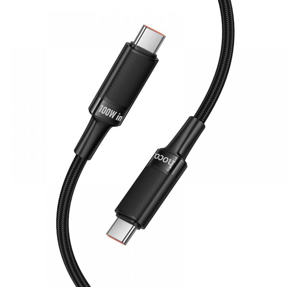 Дата кабель Hoco U153 Extreme Type-C to Type-C 100W (1.2m)