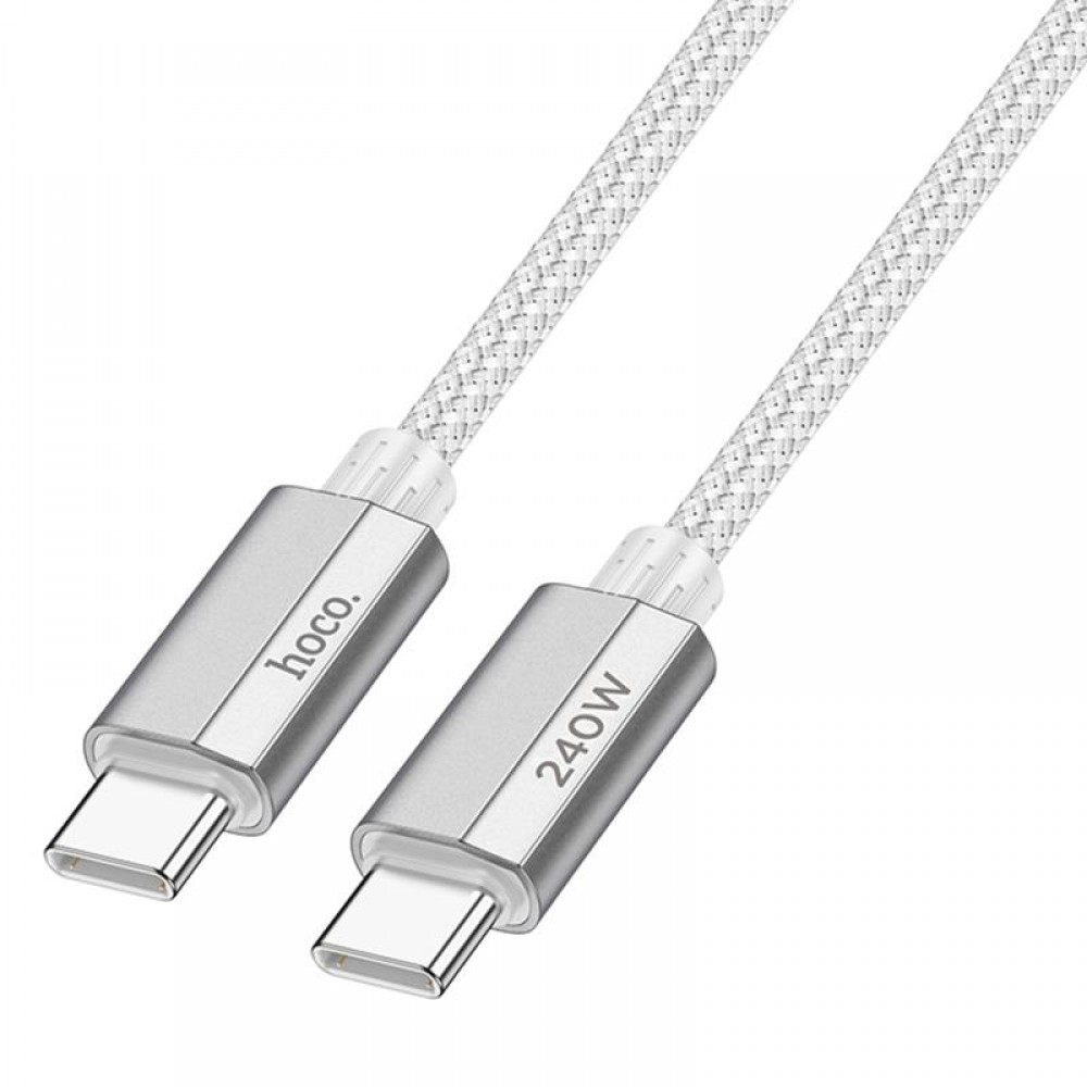 Дата кабель Hoco U134 Primero Type-C to Type-C 240W (1.8m) Дата кабель Hoco U134 Primero Type-C to Type-C 240W (1.8m)