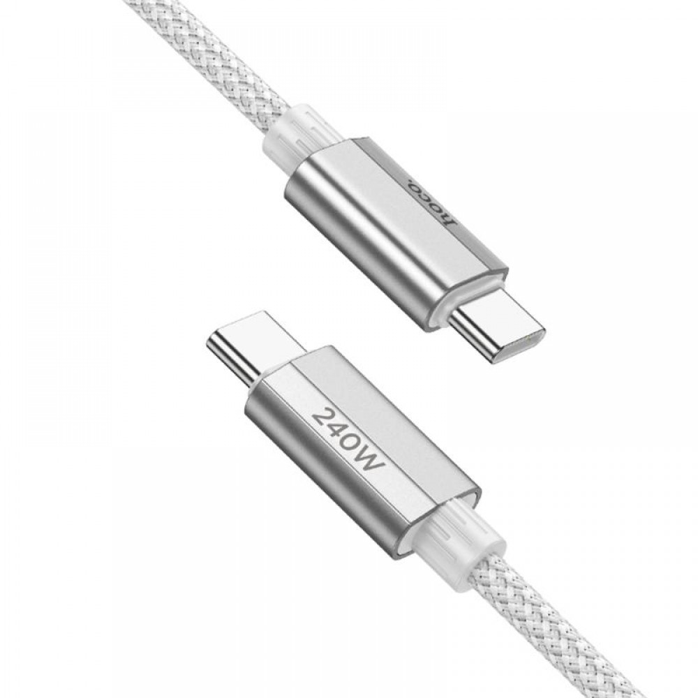 Дата кабель Hoco U134 Primero Type-C to Type-C 240W (1.8m) Дата кабель Hoco U134 Primero Type-C to Type-C 240W (1.8m)