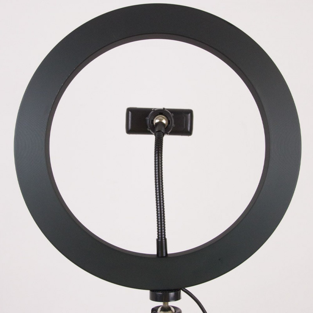 Кільцева світлодіодна LED лампа Flat Ring 10" + tripod 2.1m