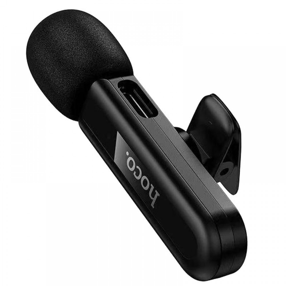 Петличный беспроводной микрофон Hoco L20B Fair 3in1 (Lightning/Type-C/3.5)