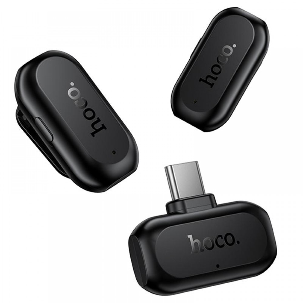 Петличный беспроводной микрофон Hoco L26 Dual-mic Smart AI (Type-C)