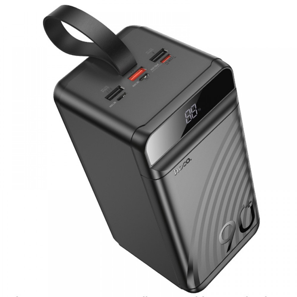 Зовнішній акумулятор (Power Bank) Hoco J123D Element 90000 mAh із швидкою зарядкою 22.5W+PD20W, чорний Зовнішній акумулятор (Power Bank) Hoco J123D Element 90000 mAh із швидкою зарядкою 22.5W+PD20W, чорний