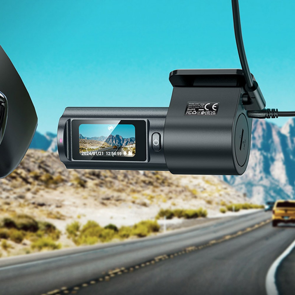 Відеореєстратор Hoco DV8 2K display hidden driving recorder (with rear camera)