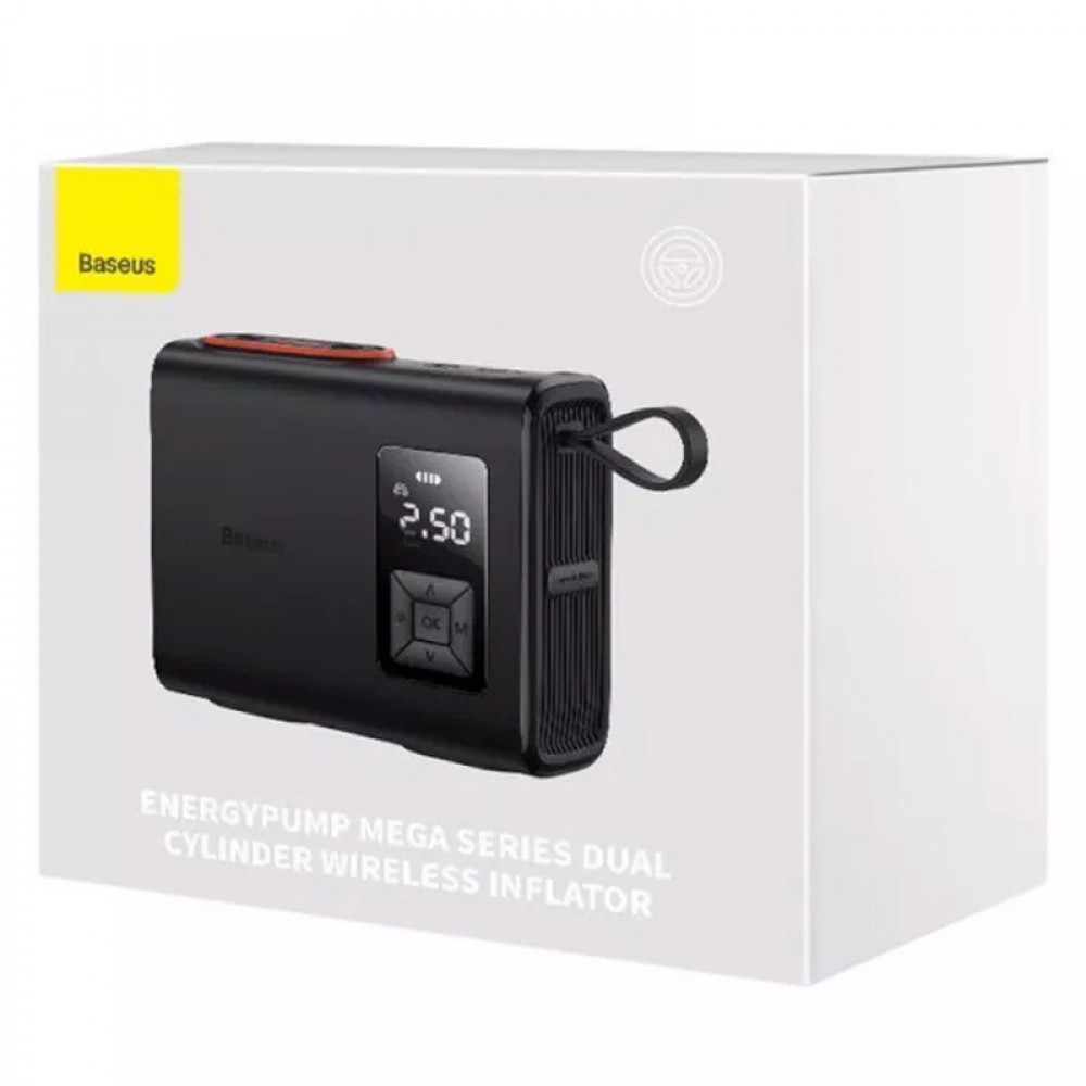 Автомобильный насос Baseus Mega EnergyPump Series Dual Cylinder 6000 mAh (CRNL060001)