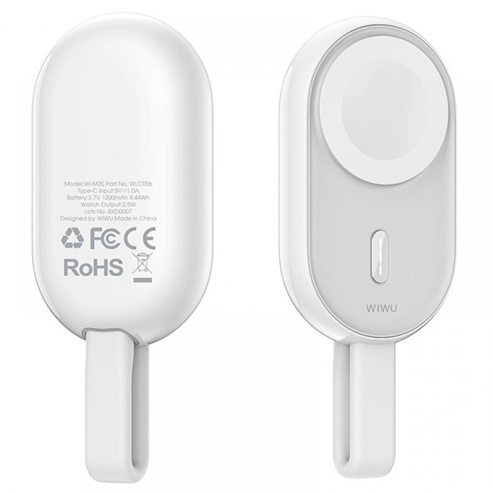 Портативное ЗУ Power Bank WIWU Wi-M20 For Apple Watch 1200 mAh Портативное ЗУ Power Bank WIWU Wi-M20 For Apple Watch 1200 mAh