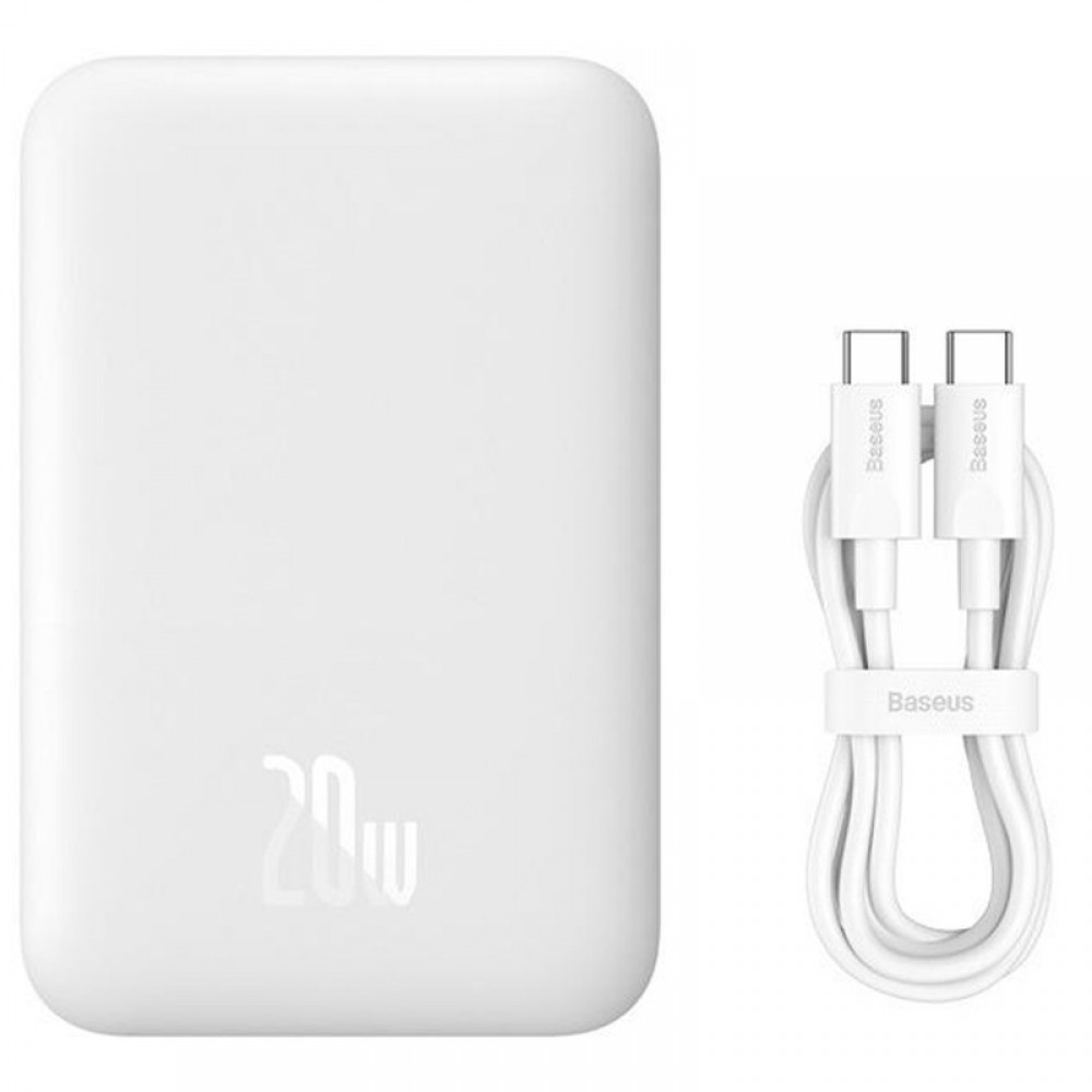 Портативний ЗП Power Bank Baseus Magnetic Mini Air 20W c БЗП 6000 mAh (P10059002223-0)