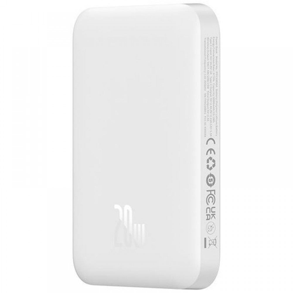 Портативний ЗП Power Bank Baseus Magnetic Mini Air 20W c БЗП 6000 mAh (P10059002223-0)