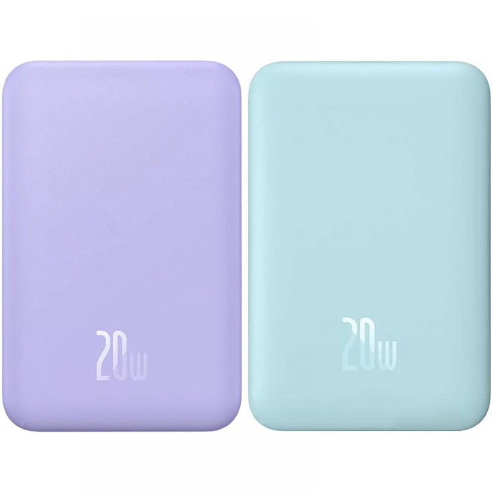 Портативное ЗУ Power Bank Baseus Magnetic Mini OS 20W c БЗУ 10000 mAh (PPCX110105)