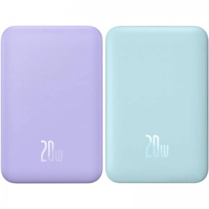 Портативное ЗУ Power Bank Baseus Magnetic Mini OS 20W c БЗУ 10000 mAh (PPCX110105)