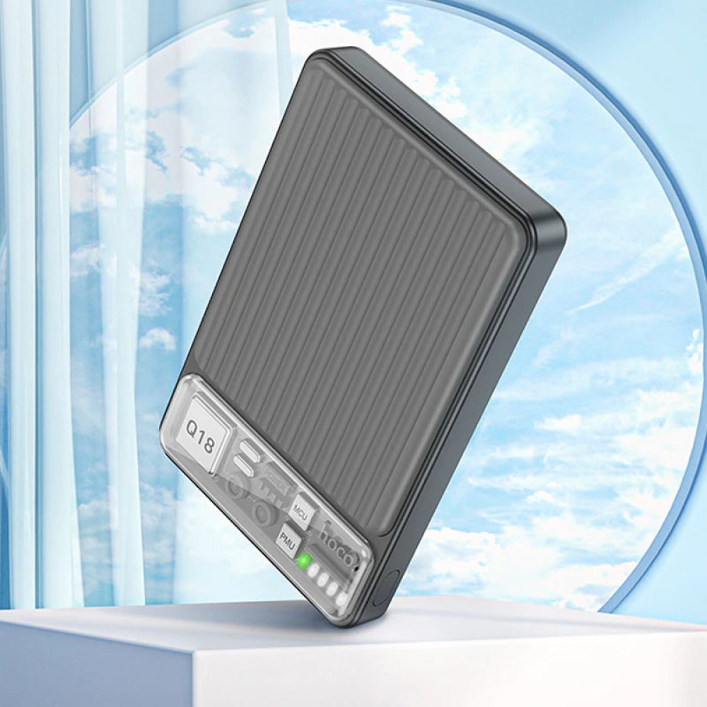 Портативное ЗУ Power Bank Hoco Q18 Tourer 22.5W с БЗУ 10000 mAh