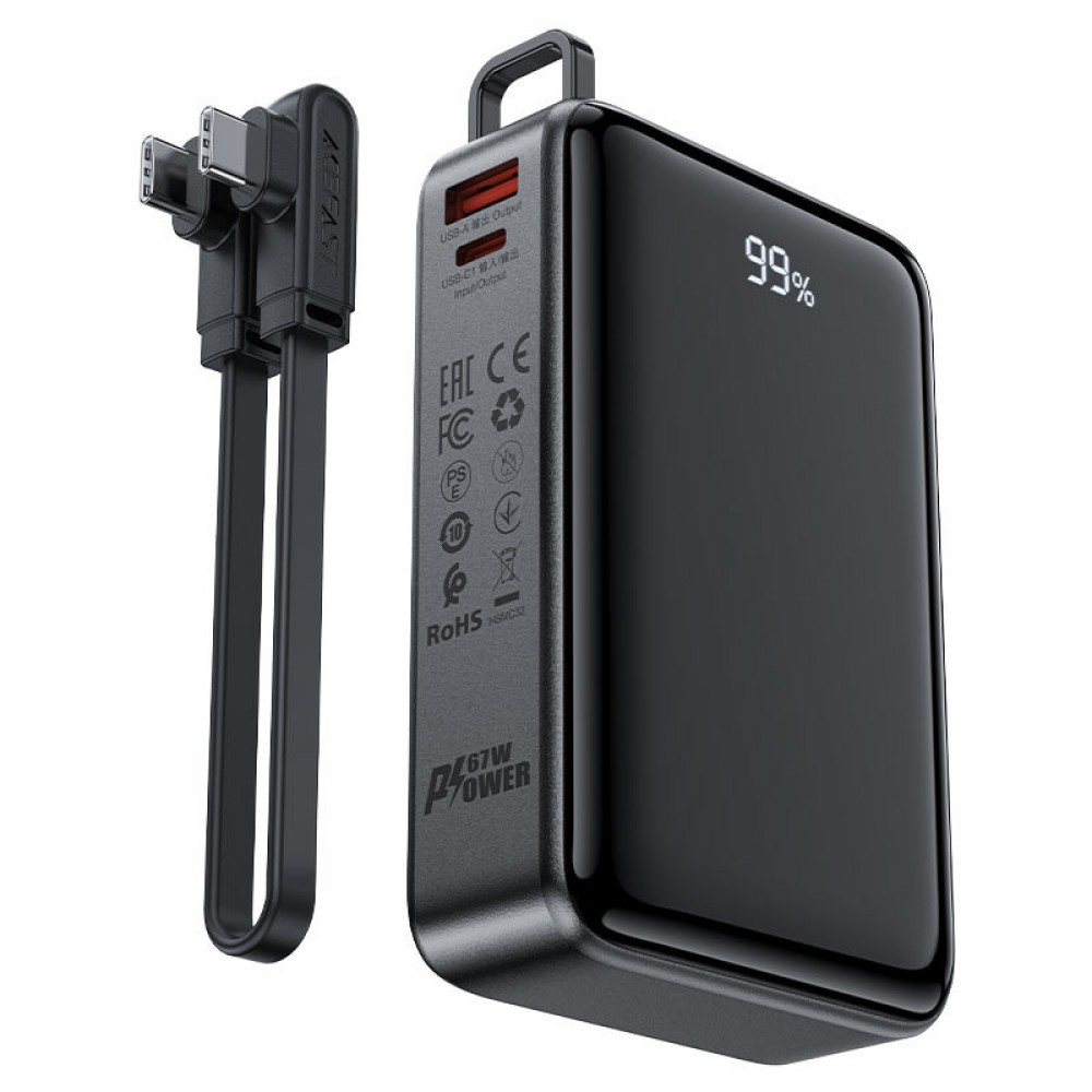 Портативний ЗП Power Bank Acefast M4 PD67W 20000 mAh Портативний ЗП Power Bank Acefast M4 PD67W 20000 mAh
