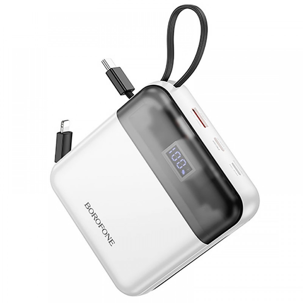 Портативное ЗУ Power Bank BOROFONE BJ64A Distinct 22.5W+PD20W with cable 20000 mAh Портативное ЗУ Power Bank BOROFONE BJ64A Distinct 22.5W+PD20W with cable 20000 mAh