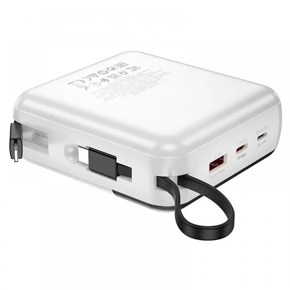 Портативное ЗУ Power Bank BOROFONE BJ64A Distinct 22.5W+PD20W with cable 20000 mAh Портативное ЗУ Power Bank BOROFONE BJ64A Distinct 22.5W+PD20W with cable 20000 mAh